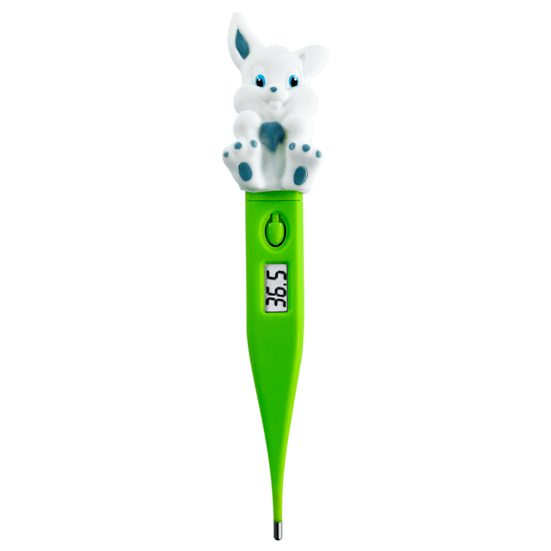 Termômetro Clínico Digital Termomed Kids Verde Coelho | ClinicalTec® CT29832.22.2.2